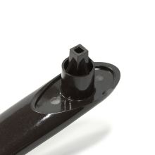 Коричневая ручка двери духовки Gefest