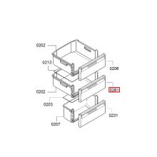 Панель ящика для холодильников Bosch KGV39/KGE39
