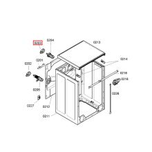Крышка стиралки Bosch WAE/WXL/WM