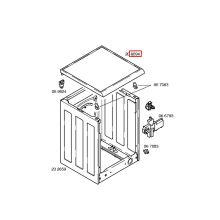 Крышка для стиралок Bosch 3TE