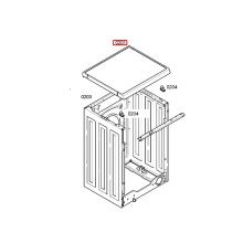 Крышка стиралки Bosch WVF24/WFD1/WFD2