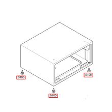 Ножка подставки для стиралок Bosch WMZ20/WZ20