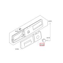Крышка фронтальной панели стиралки Bosch WM16S890EU