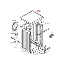 Столешница стиралки Bosch WFX/WXLM