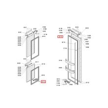 Накладка петли холодильника Bosch KIUG/RX49/IK3
