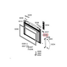 Заглушка холодильника Bosch KDN40/KGN4/KGU3
