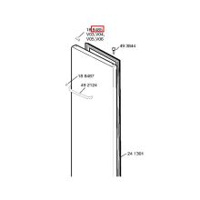 Заглушка двери холодильника Bosch GSD32/KSR39
