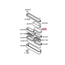 Крышка полки холодильника Bosch KGU40/KSG46
