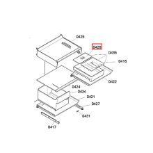 Крышка контейнера холодильника Bosch RX49/IK30
