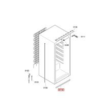Планка холодильника Bosch KFR/GFD