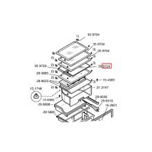 Полка холодильника Bosch KDF32/KGE/KKU33