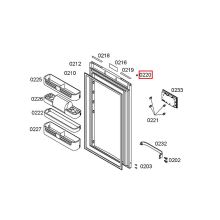 Заглушка холодильника Bosch KGM3/KGX28