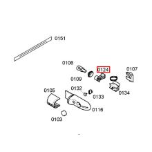 Кронштейн лампы холодильника Bosch VVC36/KSV/KGV