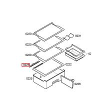 Держатель полки холодильника Bosch P1KCR/KGV7/KGS3