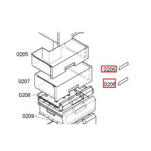 Крышка холодильника Bosch KK2/KGF2/KG2 00440824