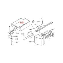 Контейнер для льда холодильника Bosch RY495