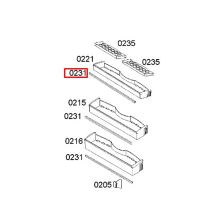 Планка балкона холодильника Bosch KSU40/44
