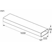 Вентиляционный канал Bosch, 1000 мм