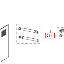 Крепление воздуховода вытяжки Siemens LC66.., Bosch DWG66..