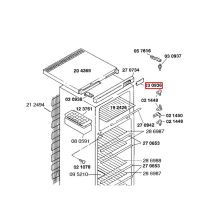 Крышка для холодильника Bosch KSR24/KGV