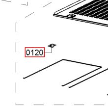 Болт вытяжки Bosch DHU6.., Siemens LU1/62LF2..