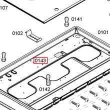 Уплотнитель плиты Bosch PCS8..