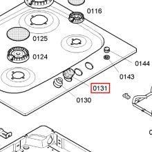 Ручка конфорки плиты Bosch PCL752..