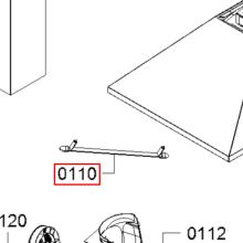 Планка вытяжки Bosch DWW06346..
