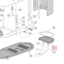 Основание контейнера воды кофеварки Delonghi Dedica