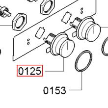 Ручка малой горелки плиты Gaggenau VG42..