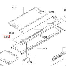 Стеклянная полка вытяжки Gaggenau AF21..