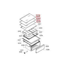 Полка для холодильника Bosch KGN39AK/KGN39AV