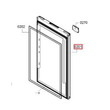 Дверь холодильника Bosch KGN39VI/KGN39XI
