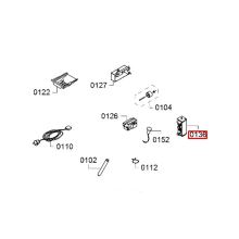 Дверной шарнир холодильника Bosch KSW389/KS3