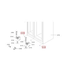 Заглушка для холодильника Bosch RS29/KAN/B22