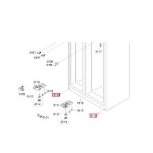 Заглушка для холодильника Bosch KA62/KAD62