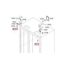 Крышка холодильника Bosch KAD62/B22/KA62