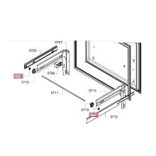 Крепеж шестерни холодильника Bosch KFN91/KF91