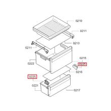 Накладка холодильника Bosch KIN8/RF28