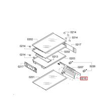 Крышка холодильника Bosch KIR25/KIN34