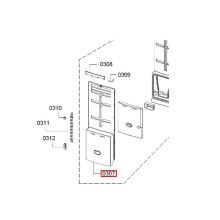 Крышка холодильника Bosch B26/KFN9..