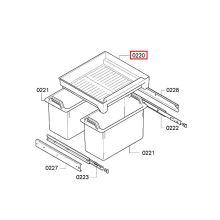 Емкость холодильника Bosch K8351