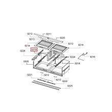 Направляющая холодильника Bosch B26/KFN91