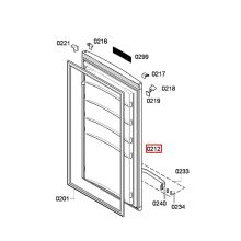Дверь холодильника Bosch KGS36/KGV36Z (682487)