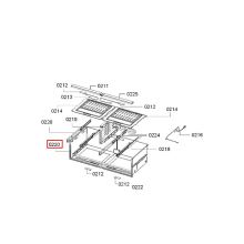 Корпус ящика холодильник Bosch B26FT/KFN91