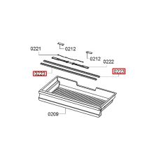 Планка холодильника Bosch KFN91/KF91/B26