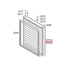 Дверь морозилки Bosch KG36NS90/KG36NST