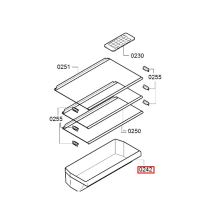 Контейнер для овощей холодильника Bosch KU15LA/VVUR15