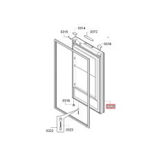 Дверь холодильника Bosch KGN39SW10R