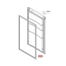 Дверь холодильника Bosch KGN39NL1